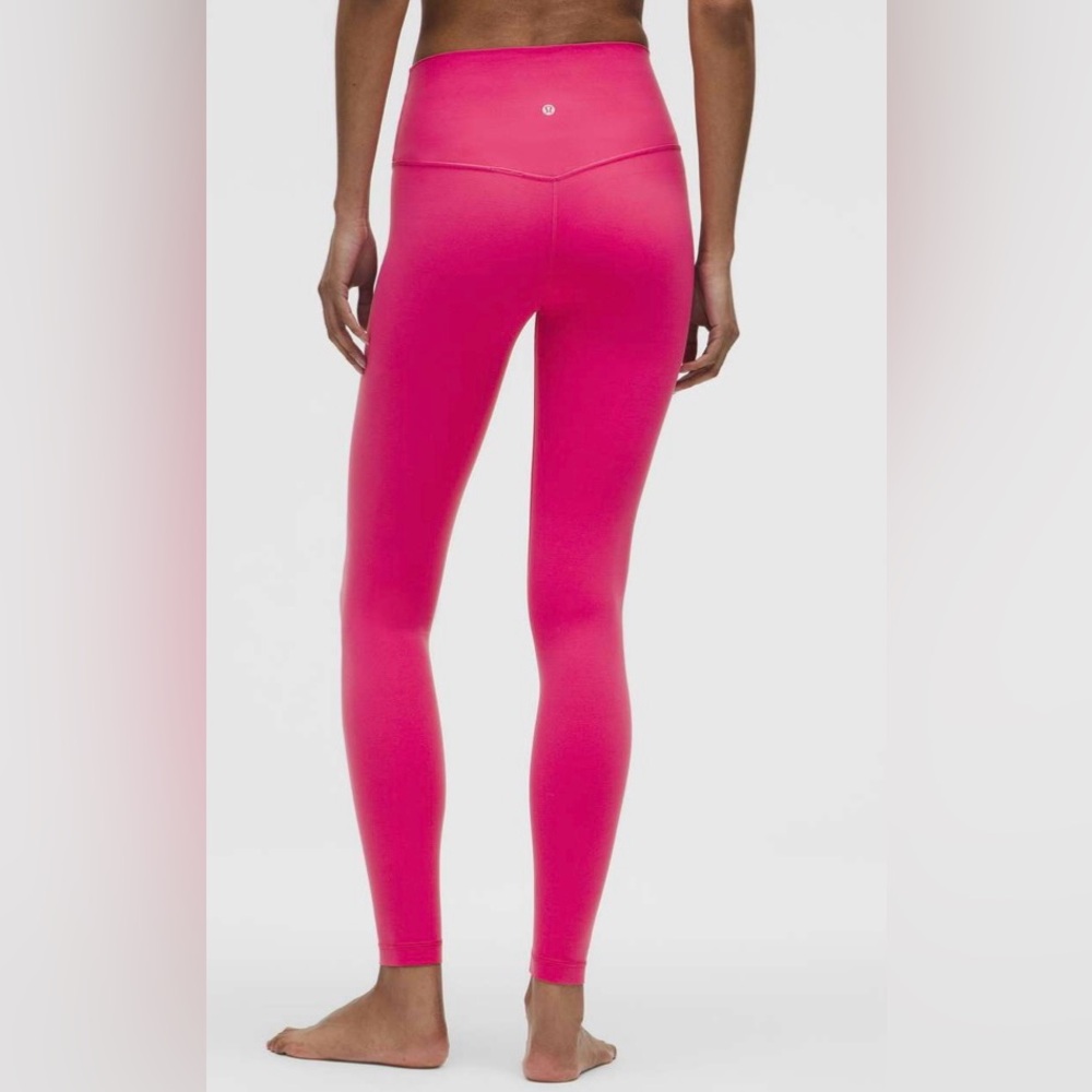 Lululemon NWOT Align High Rise Leggings 28” Pants Raspberry Pink Color Size 12